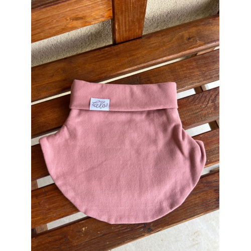 Parma tvarovaný nákrčník - staroružová - dvojvrstvový