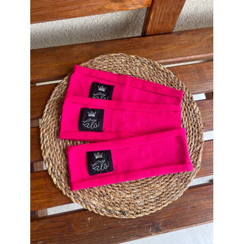 Úplet ŠUĽKY čelenka - jednofarebná - cyklamén - LEN DO VYPREDANIA ZÁSOB