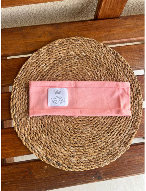 Úplet ŠUĽKY čelenka - jednofarebná - marhuľová - LEN DO VYPREDANIA ZÁSOB