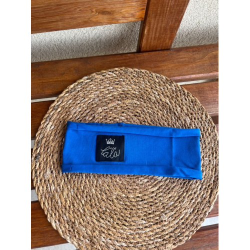 Úplet ŠUĽKY čelenka - jednofarebná - kráľovská modrá