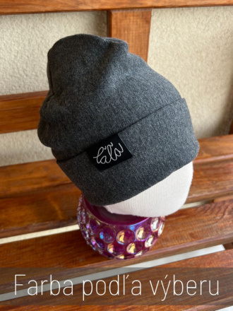 Parma čiapka s vyhnutým lemom - dvojvrstvová