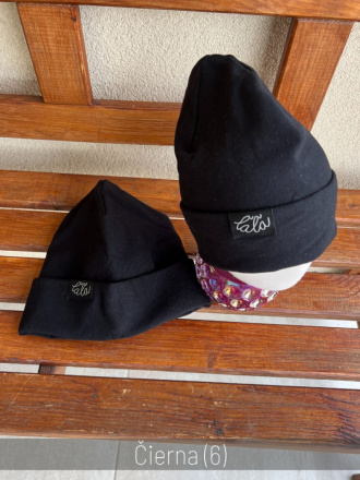 Parma čiapka s vyhnutým lemom - dvojvrstvová