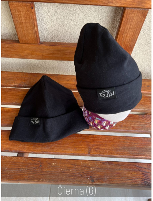 Parma čiapka s vyhnutým lemom - dvojvrstvová