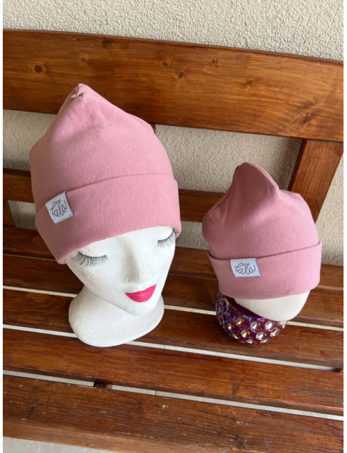 Parma čiapka s vyhnutým lemom - dvojvrstvová