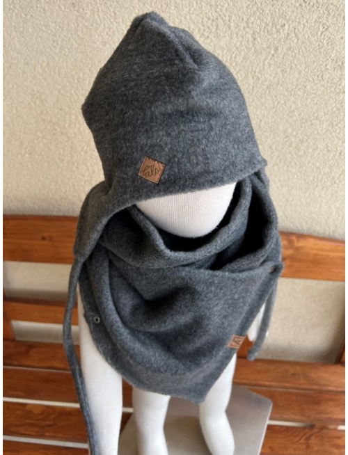 Warmkeeper MAXI šál - POLAR - tmavý antracit melír