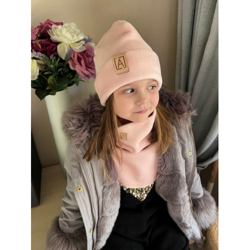 Warmkeeper čiapka s vyhnutým lemom - POLAR - marhuľová