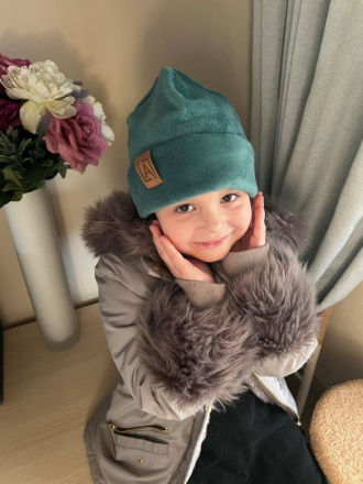 Warmkeeper čiapka s vyhnutým lemom - POLAR - smaragd