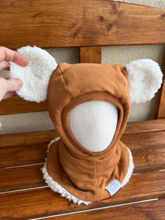 PARMA kukla podšitá barančekom s MACKO uškami