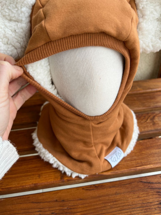 PARMA kukla podšitá barančekom s MACKO uškami