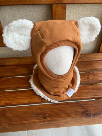 PARMA kukla podšitá barančekom s MACKO uškami