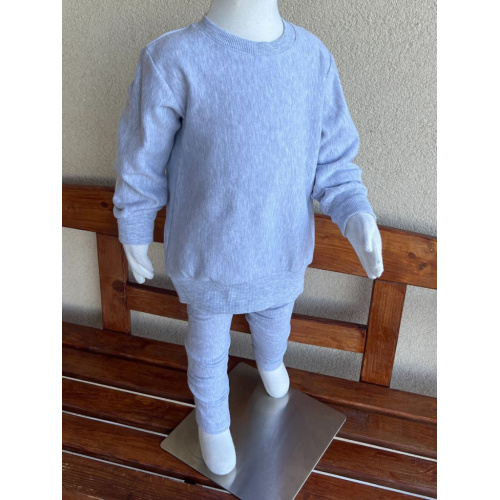 PARMA SÚPRAVA - PREDĹŽENÁ BASIC mikina + legíny KLASIK - sivá