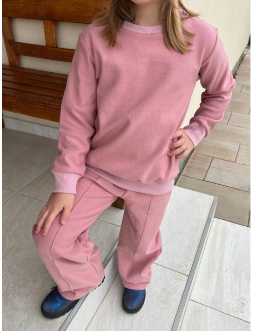 Parma PREDĹŽENÁ BASIC mikina - staroružová