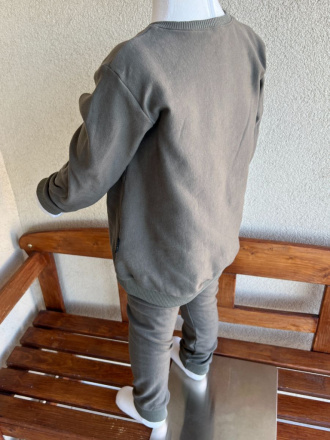 Parma PREDĹŽENÁ BASIC mikina - oliva