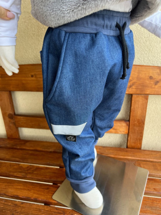 Softshell gate NEW s rastúcou manžetou - jeseň/ZIMA - riflová - LEN DO VYPREDANIA ZÁSOB