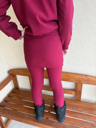 PARMA SÚPRAVA - CROPP BASIC mikina + legíny s minisukňou