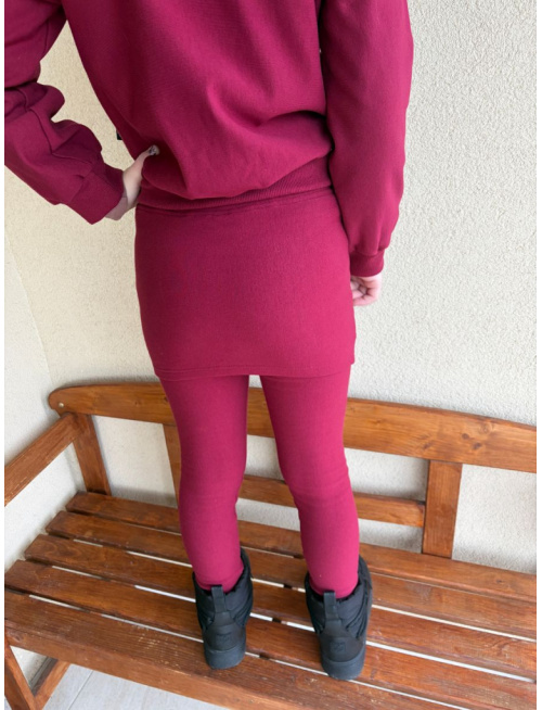 PARMA SÚPRAVA - CROPP BASIC mikina + legíny s minisukňou