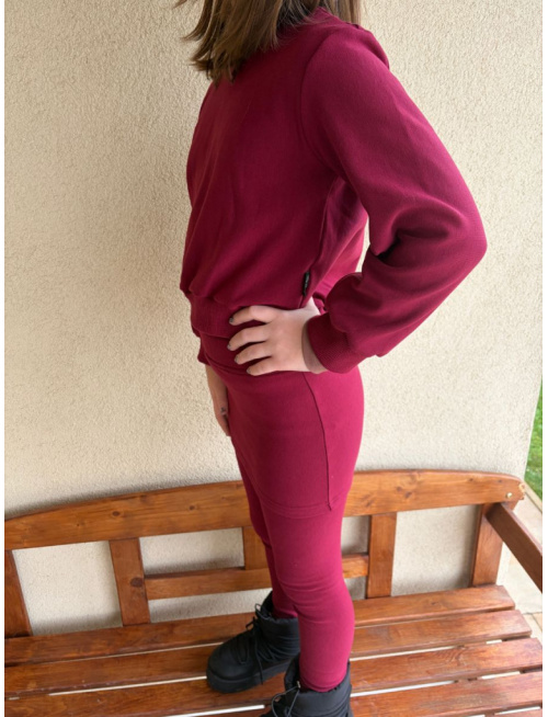 PARMA SÚPRAVA - CROPP BASIC mikina + legíny s minisukňou