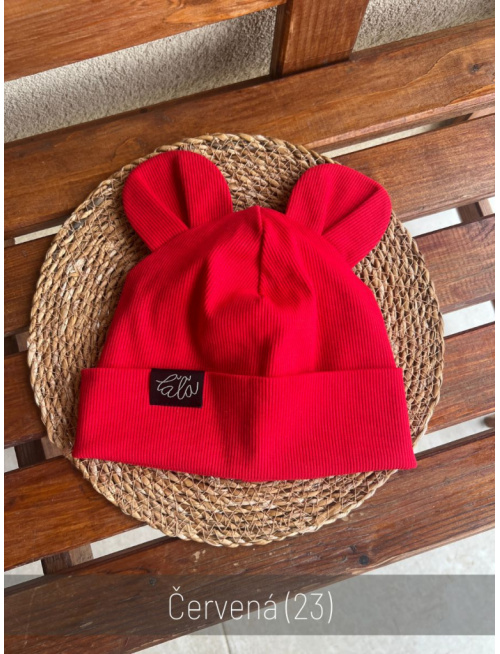 Rebro čiapka ANIMALS - macko