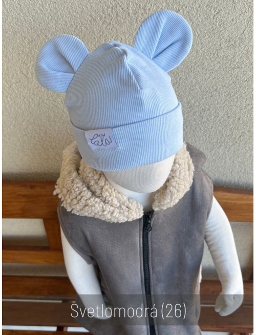 Rebro čiapka ANIMALS - macko