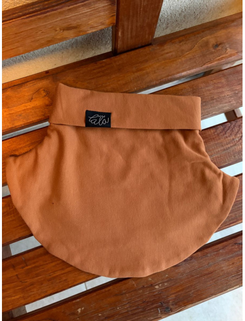 Parma tvarovaný nákrčník - okrová - dvojvrstvový