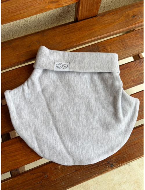 Parma tvarovaný nákrčník - sivá - dvojvrstvový