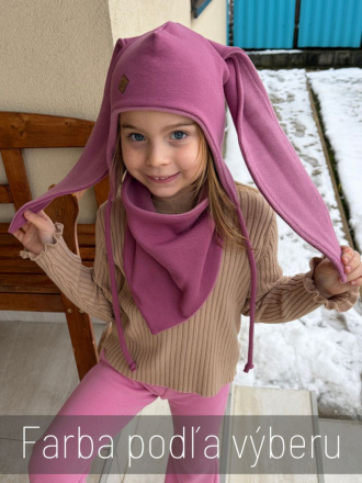 Warmkeeper ušiačka podšitá warmkeeprom POLAR - dvojvrstvová - ZAJAČIK