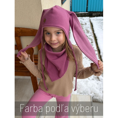 Warmkeeper ušiačka podšitá warmkeeprom POLAR - dvojvrstvová - ZAJAČIK