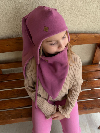 Warmkeeper ušiačka podšitá warmkeeprom POLAR - dvojvrstvová - ZAJAČIK