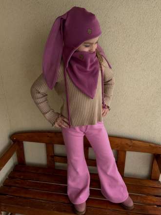 Warmkeeper ušiačka podšitá warmkeeprom POLAR - dvojvrstvová - ZAJAČIK