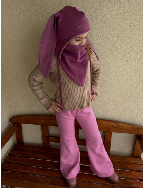 Warmkeeper ušiačka podšitá warmkeeprom POLAR - dvojvrstvová - ZAJAČIK