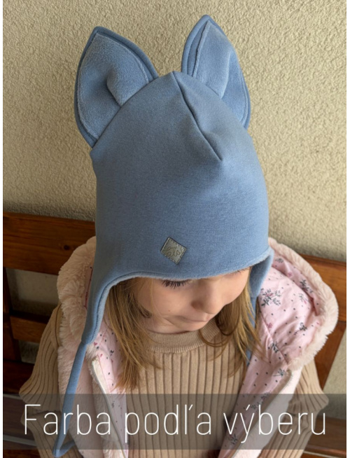 Warmkeeper ušiačka podšitá warmkeeprom POLAR - dvojvrstvová - MAČKA/LÍŠKA/VLK