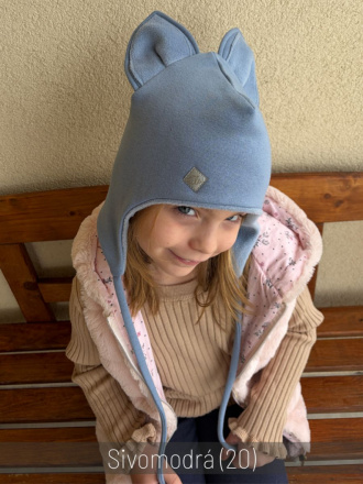 Warmkeeper ušiačka podšitá warmkeeprom POLAR - dvojvrstvová - MAČKA/LÍŠKA/VLK