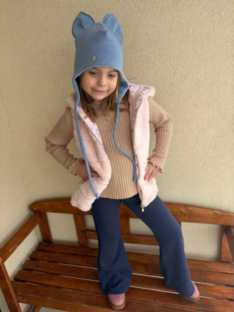 Warmkeeper ušiačka podšitá warmkeeprom POLAR - dvojvrstvová - MAČKA/LÍŠKA/VLK