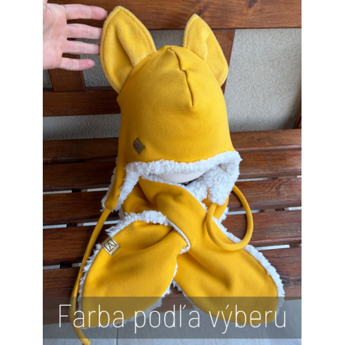 Warmkeeper ušiačka podšitá barančekom - dvojvrstvová - MAČKA/LÍŠKA/VLK