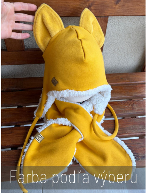 Warmkeeper ušiačka podšitá barančekom - dvojvrstvová - MAČKA/LÍŠKA/VLK