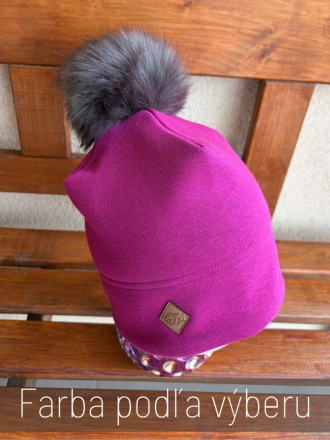 Warmkeeper šmolko čiapka s bombuľou - dvojvrstvová