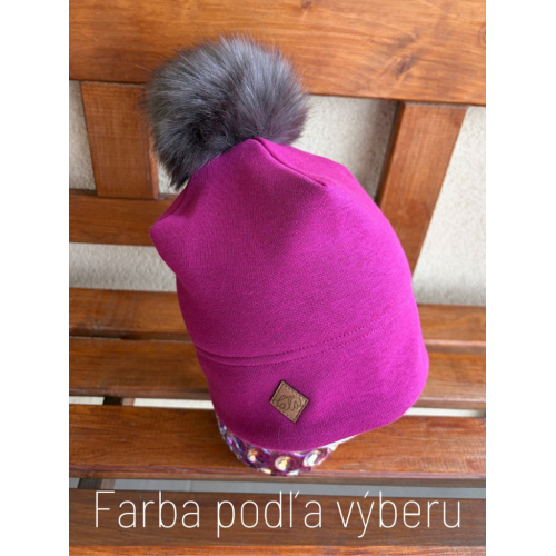 Warmkeeper šmolko čiapka s bombuľou - dvojvrstvová