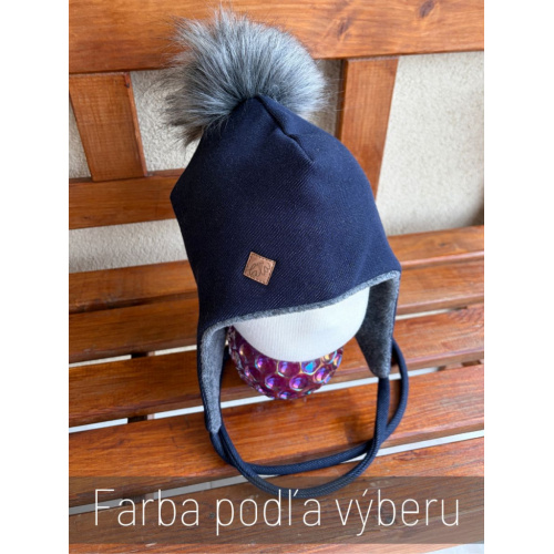 Warmkeeper ušiačka s bombuľou podšitá warmkeeprom - dvojvrstvová