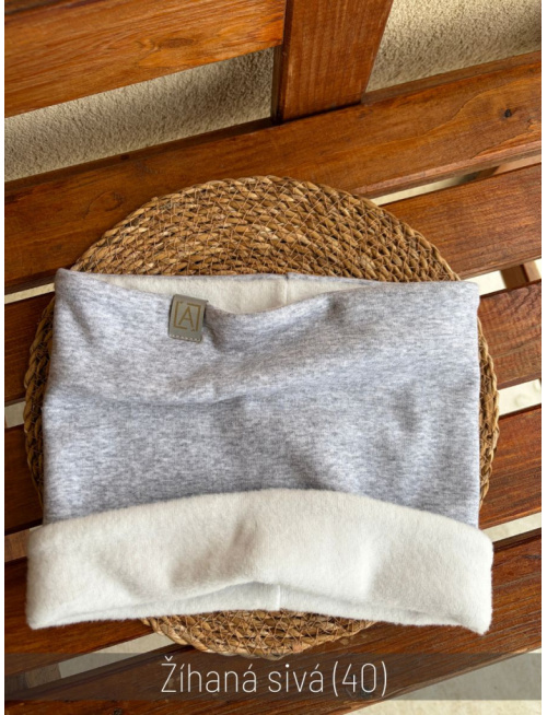 Warmkeeper tunel - obojstranný - žíhaná sivá