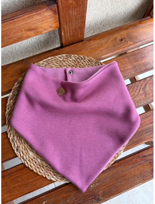 Warmkeeper trojuholníkový nákrčník podšitý warmkeeprom - tmavá staroružová