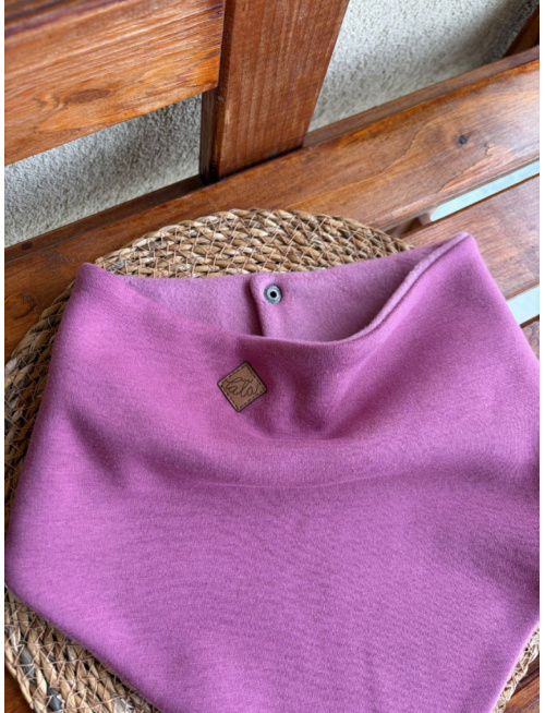 Warmkeeper trojuholníkový nákrčník podšitý warmkeeprom - tmavá staroružová