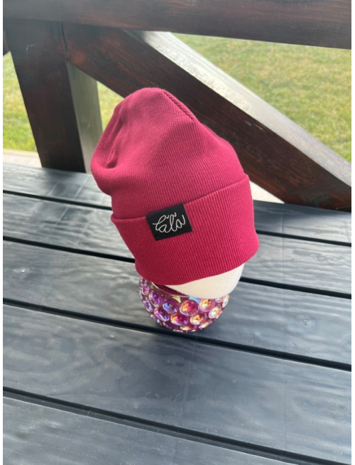 Rebro ŠMOLKO čiapka - bordová