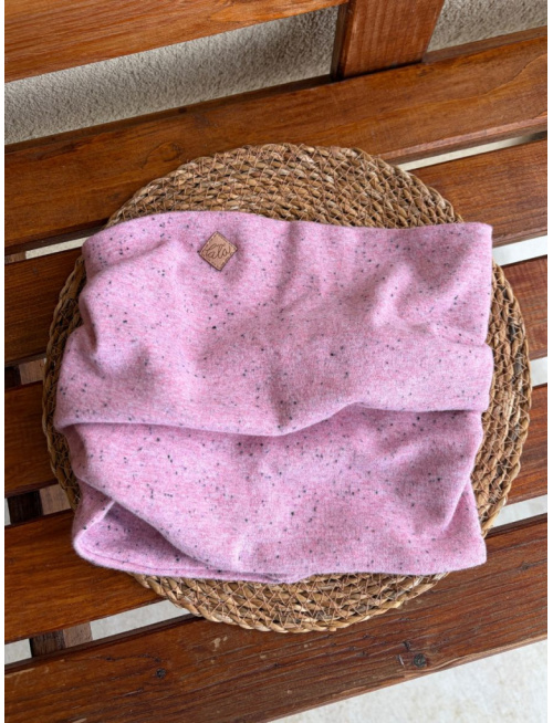 Žíhaný rebro tunel - ružový