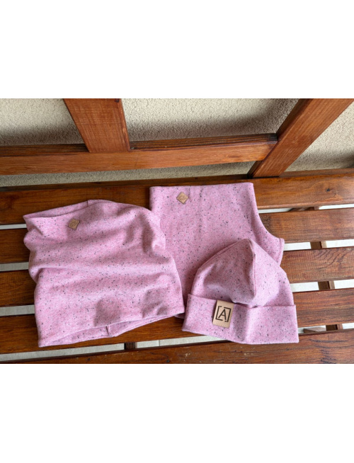 Žíhaný rebro tunel - ružový