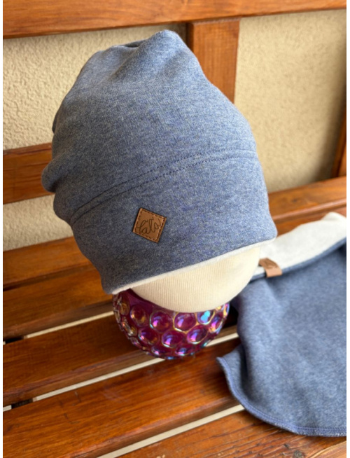 Warmkeeper šmolko čiapka - dvojvrstvová - riflová modrá