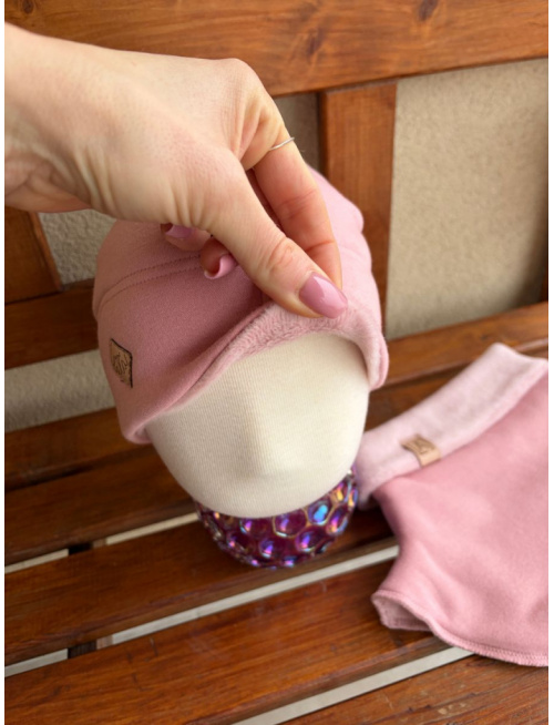 Warmkeeper šmolko čiapka - dvojvrstvová - svetlá staroružová