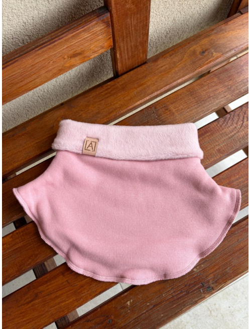 Warmkeeper tvarovaný nákrčník - obojstranný - svetlá staroružová