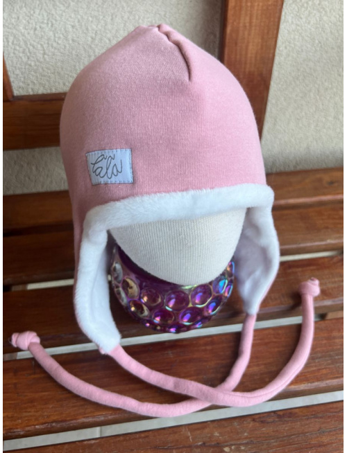 Warmkeeper ušiačka podšitá warmkeeprom - dvojvrstvová - svetlá staroružová - LEN DO VYPREDANIA ZÁSOB