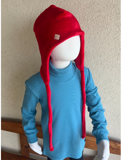 Warmkeeper ušiačka - POLAR - dvojvrstvová - červená - LEN DO VYPREDANIA ZÁSOB