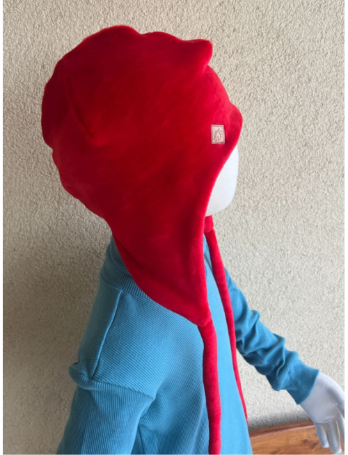 Warmkeeper ušiačka - POLAR - dvojvrstvová - červená - LEN DO VYPREDANIA ZÁSOB